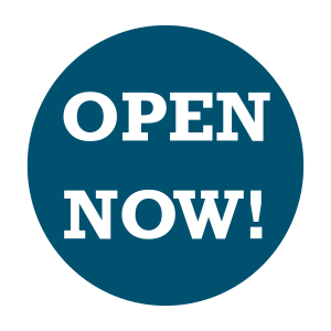 OPEN NOW!
